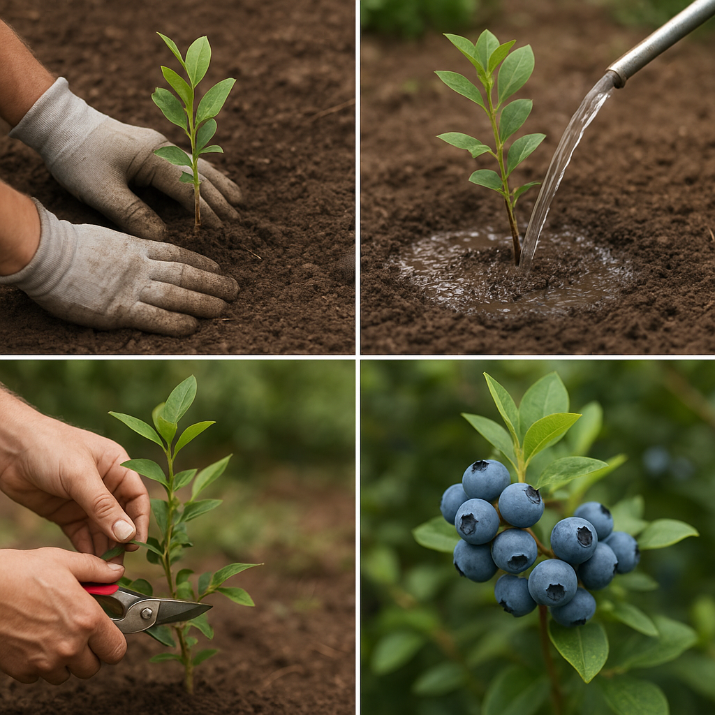 Uprawa borówki amerykańskiej krok po kroku