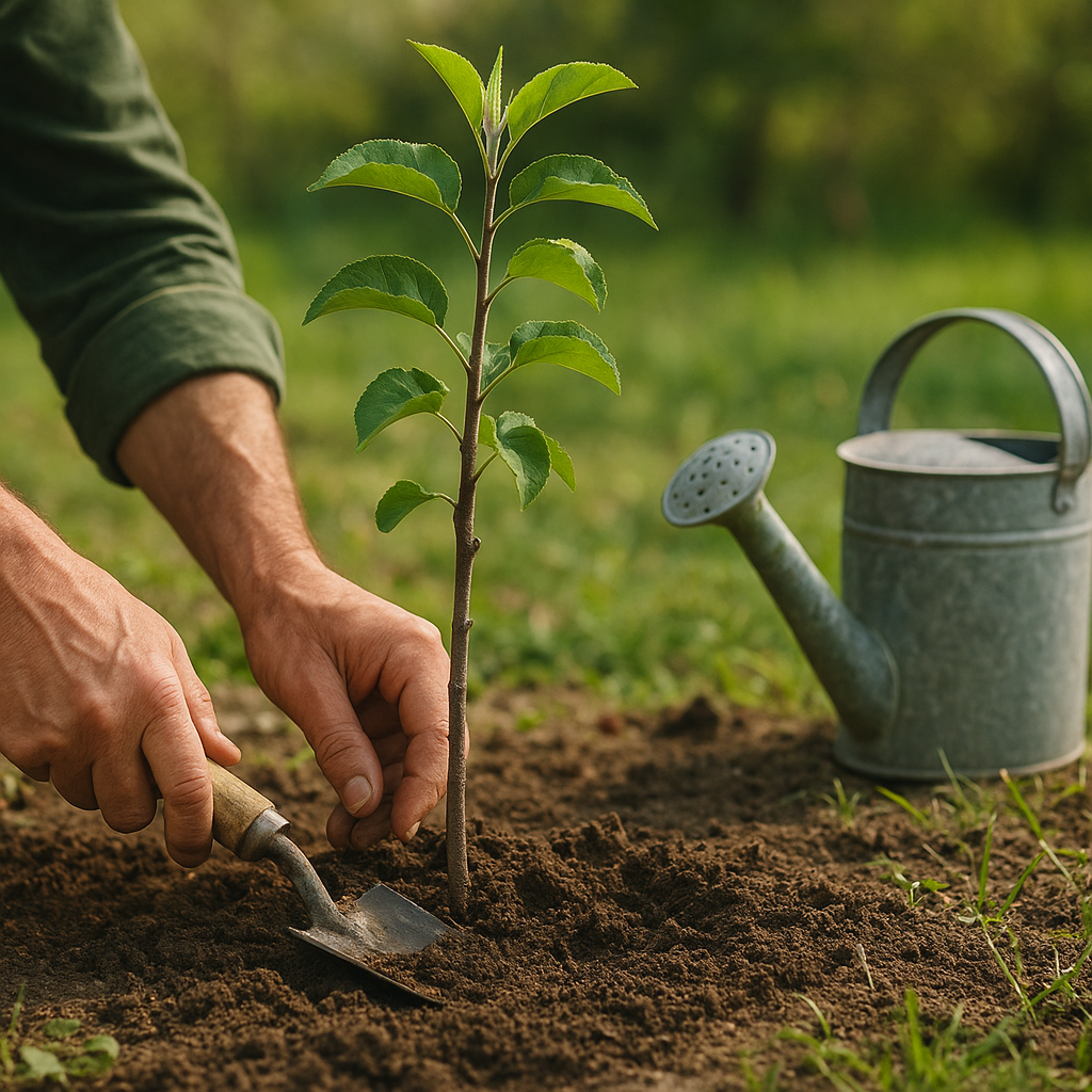 Jak dbać o młode sadzonki drzew owocowych