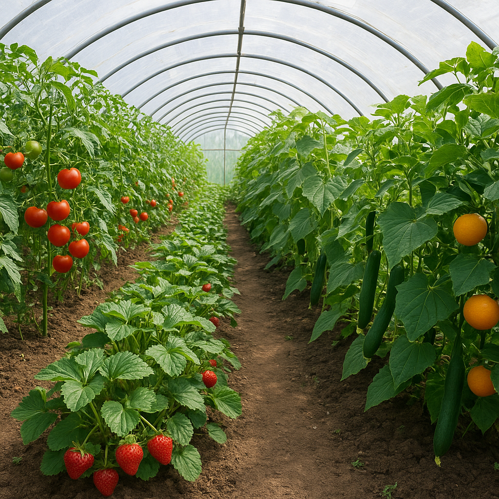 Jakie owoce najlepiej rosną w tunelu foliowym