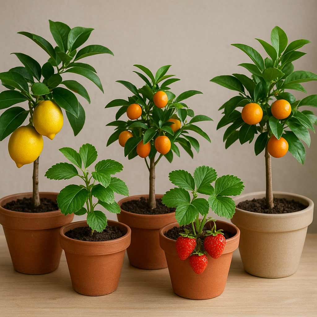 Jakie owoce najlepiej rosną w donicach w mieszkaniu